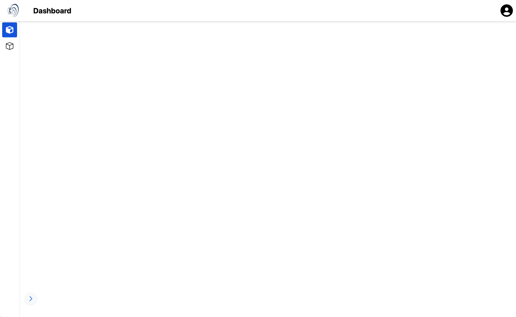 AppLayout with only the default sidebar on the left