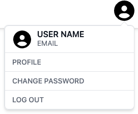 AppLayout with only the default sidebar on the left